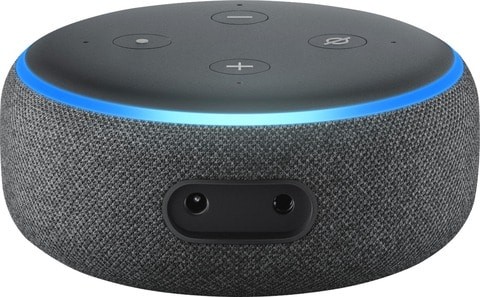 Echo Dot 3rd Generation, Smart Speaker with Alexa, Charcoal