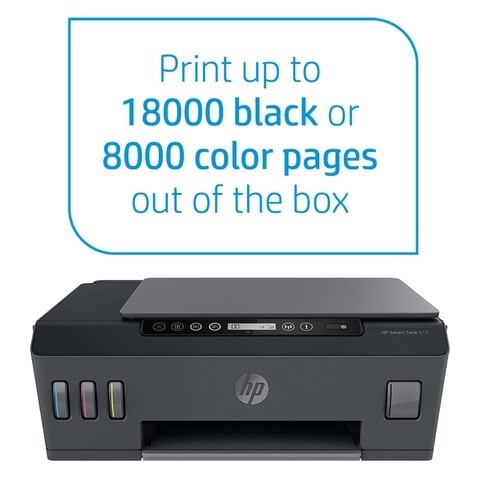 HP Smart Tank 515 Wi-Fi All-in-One Printer - Black