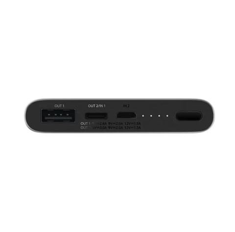 Xiaomi - Mi 18W 10000mAh Quick Charge Power Bank 3 Black