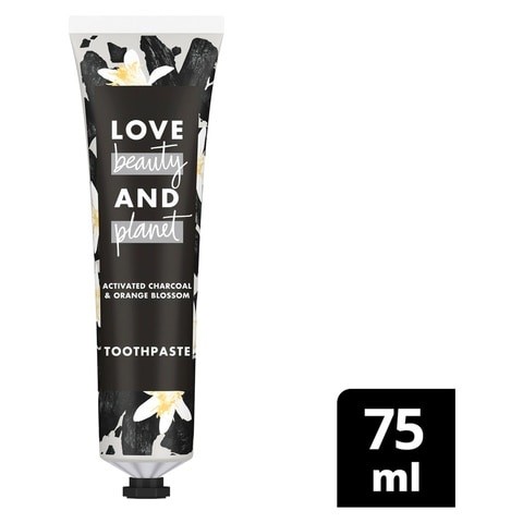 Love Beauty and Planet Charcoal & Orange Blossom Whitening Toothpaste 75 ml