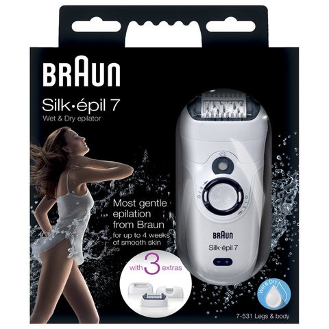 BRAUN SE7531 EPILATOR+FG 100