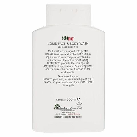 Sebamed face and body wash 500ml