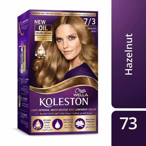 Wella Koleston Permanent Hair Dye Kit 7/3 Hazelnut