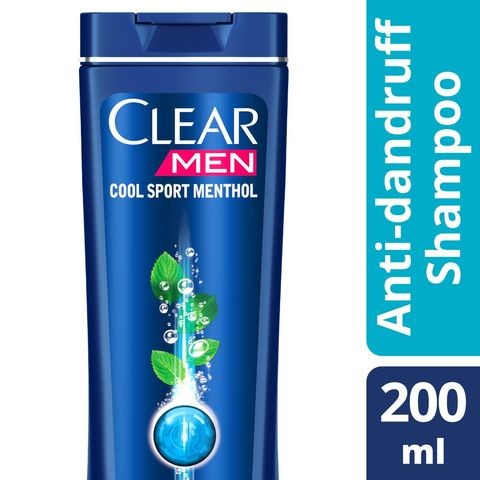 Clear Cool Sport Menthol Anti-Dandruff Shampoo For Men 200 ml