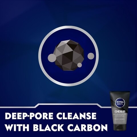 Nivea Anti Blackhead Charcoal Scrub 75ml