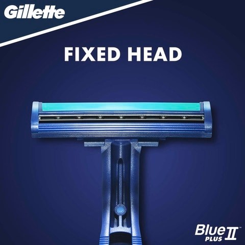 Gillette Blue 2 Plus Men's Disposable Razors, Pack of 5