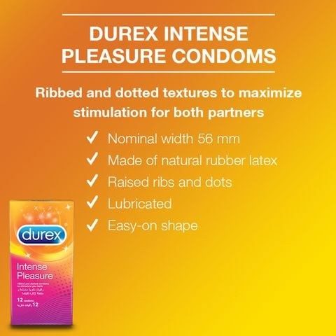 DUREX CONDOMS PLEASUREMAX 12'S