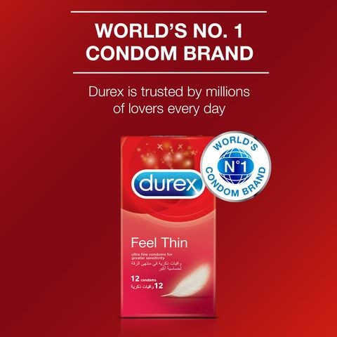 Durex Feel Thin Condom - 12 Pieces