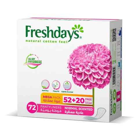 FRESHDAYS عادي برائحة 6X (52 + 20)