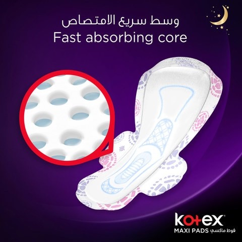 Kotex Long Sanitary Pads With Wings 16 Pieces