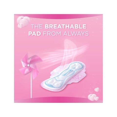 Always Maxi Thick Sanitary Pads With Wings 10 Pieces