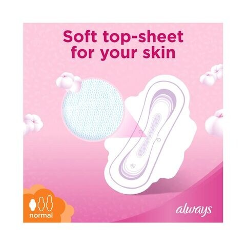 Always Cotton Soft Ultra Thin Regular Sanitary Pads 10 Pieces