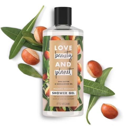 Love Beauty and Planet Majestic Moisture Shea Butter and Sandalwood Shower Gel 400 ml