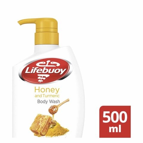 Lifebuoy anti-bacterial body wash with honey and turmeric 500ml