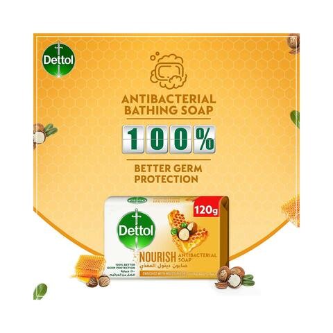 Dettol Nourishing Anti-Bacterial Soap Bar 120gm