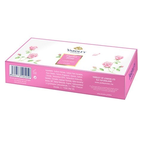 Yardley English Rose Luxury Soap 100g x Pack of 3