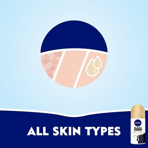 Nivea Black & White Silky Smooth Antiperspirant Deodorant For Women 50ml