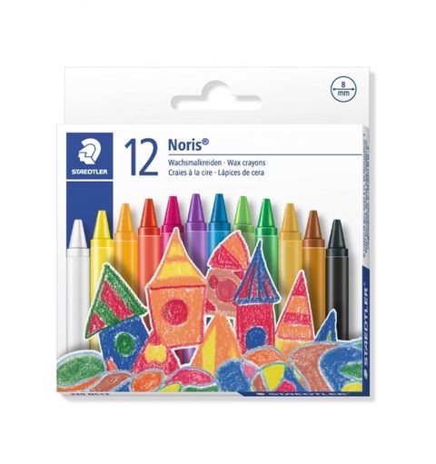 12-Piece Super Jumbo Wax Crayon Set