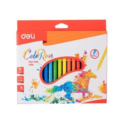 Deli Colored Pencils 18 Pieces Set