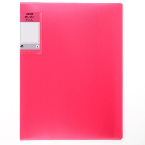 Maxi Colored Display Notebooks 40 Pieces