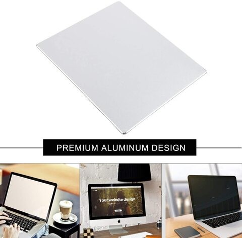 Aiwanto Mouse Pad Silver Office Mouse Pad Waterproof Anti Skid Mouse Pad