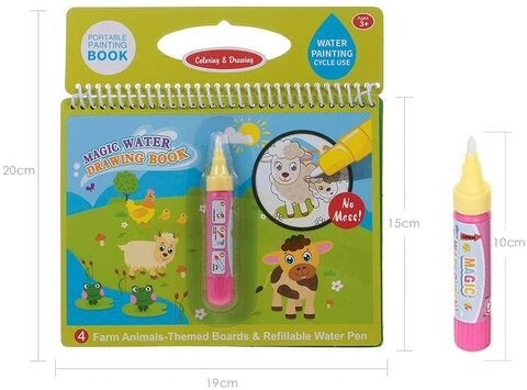 Iwanto Magical Water Coloring Book for Kids Birthday Gift