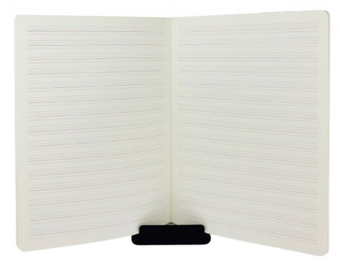 Languo B5 Stationery Writing English Notebook with Cute Whale and Flower Design.(White)