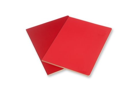 Moleskine - Volante Journal Collection Extra Large Red/Scarlet Red