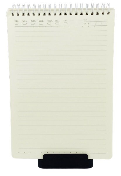 Languo B5 Stationery Writing Notebook with Spiral Coil Binding Design.(White)