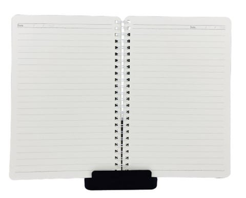 Languo A5 Stationery Writing Notebook with Spiral Coil Binding Design.(White)