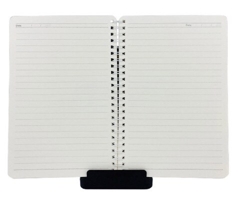 Languo A5 Stationery Writing Notebook with Spiral Coil Binding Design.(White)