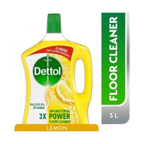 Dettol 3X Powerful Cleaner Lemon 3 Liter