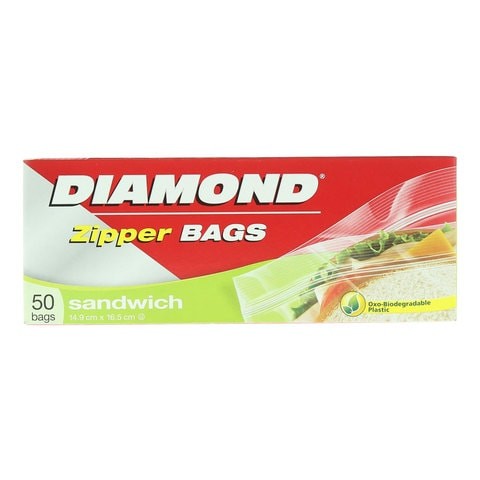 DIAMOND SDW BAGS ZIPPER 12X50S