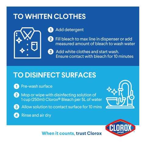 Clorox Bleach Original 950 ml