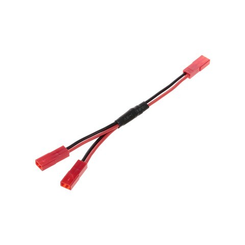 Generic-2pcs JST Female Connector Y Cable for 1/10 Traxxas TRX-4 RC Crawler Automotive ESC Battery