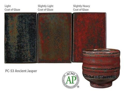 Jasper (PC-53) Unleaded by Amaco, Bisque, Ceramic, 1-pint