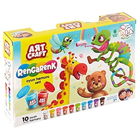 Didi Art and Craft 10 Color Playdough