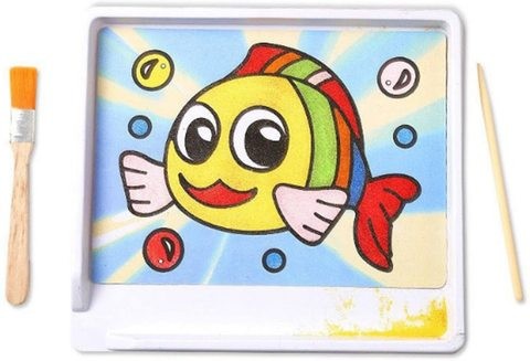 Samdon Handmade 12pcs/lot Kids Sand Painting Set (Random Card)