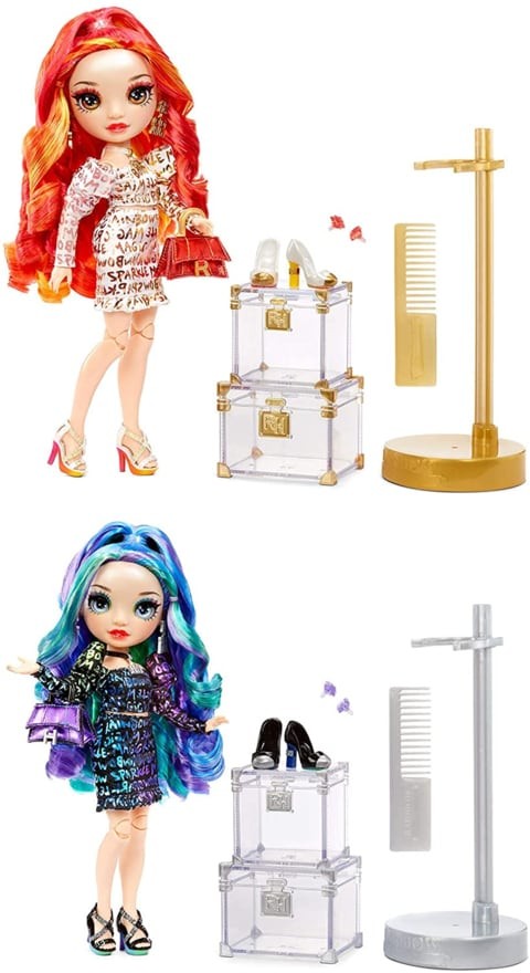 Rainbow High Special Edition Twins Fashion Dolls (2-Pack) Laurel & Holly De'Vious with accessories