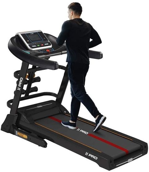 H PRO 6.0 HP PEAK (3.0 HP DC) Fitness Treadmill - Jogging Running Machine Home and Office Applications - HM795 (with Massager)