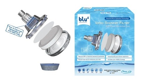 Blue Wall ion filter for skin and hair care