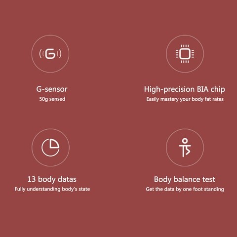 Xiaomi Smart Weighing Scale 2BT5.0 Bluetooth Smart Weight Scale Test APP Hidden LED Screen Digital Fitness Scale