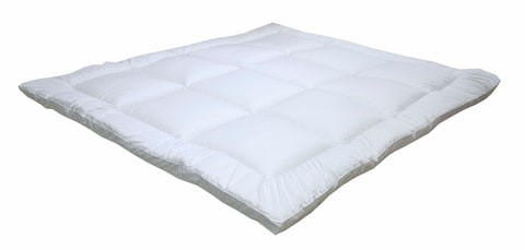 Maestro 100% Microfiber 90gsm Supersoft Mattress Topper 1Pc Polyester White 90 x 190 cm