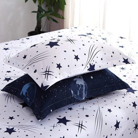 Deals for Less Bedding Set of 4 Pieces, Single Size - Galaxy Design