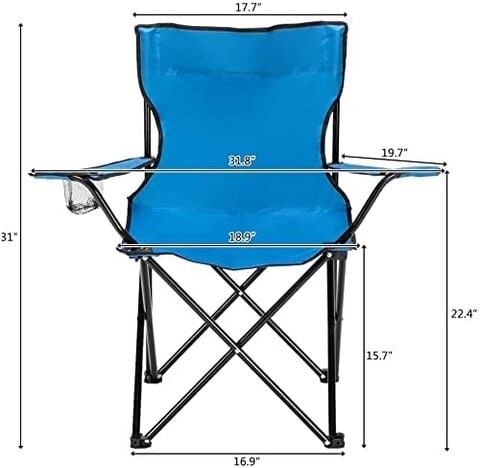 Camping Chair Folding Beach Chair Picnic Chair with Carrying Bag for Travel Picnic Picnic Chair (Multicolor)