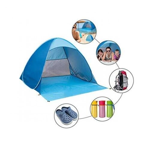 Alyssa lightweight waterproof foldable beach tent with bag | Portable automatic double sunshade