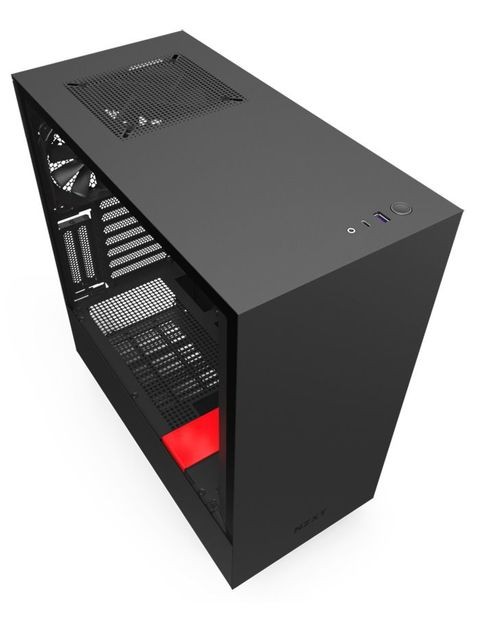 PCNZXT H510i Case Black/Red