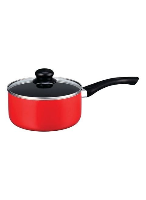 Royalford 8-Piece Non-Stick Cookware Set-Red