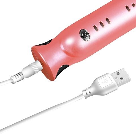 Aiwanto Hair Straightener Hair Ironing Machine Mini Hair Straightener Wireless USB Rechargeable Electric Curler Straightener for Women Ladies, Great for Travel