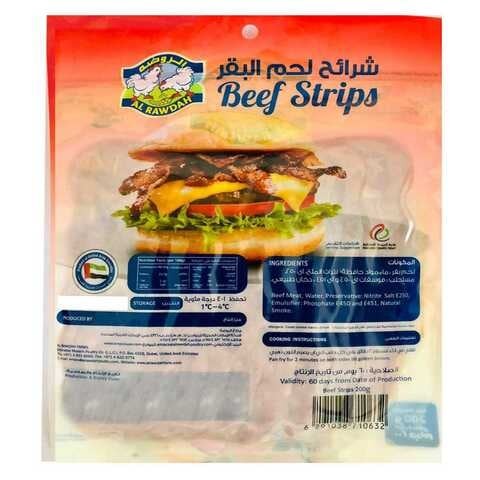 Al Rawda Beef Strips 200 gm